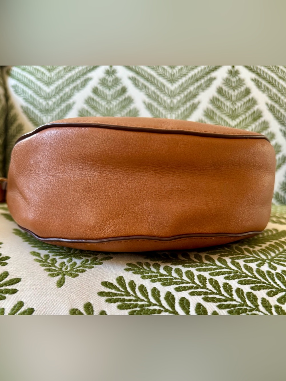 Stella & Dot Covet Bag Brown Leather Saddle Crossbody - Picture 7 of 7
